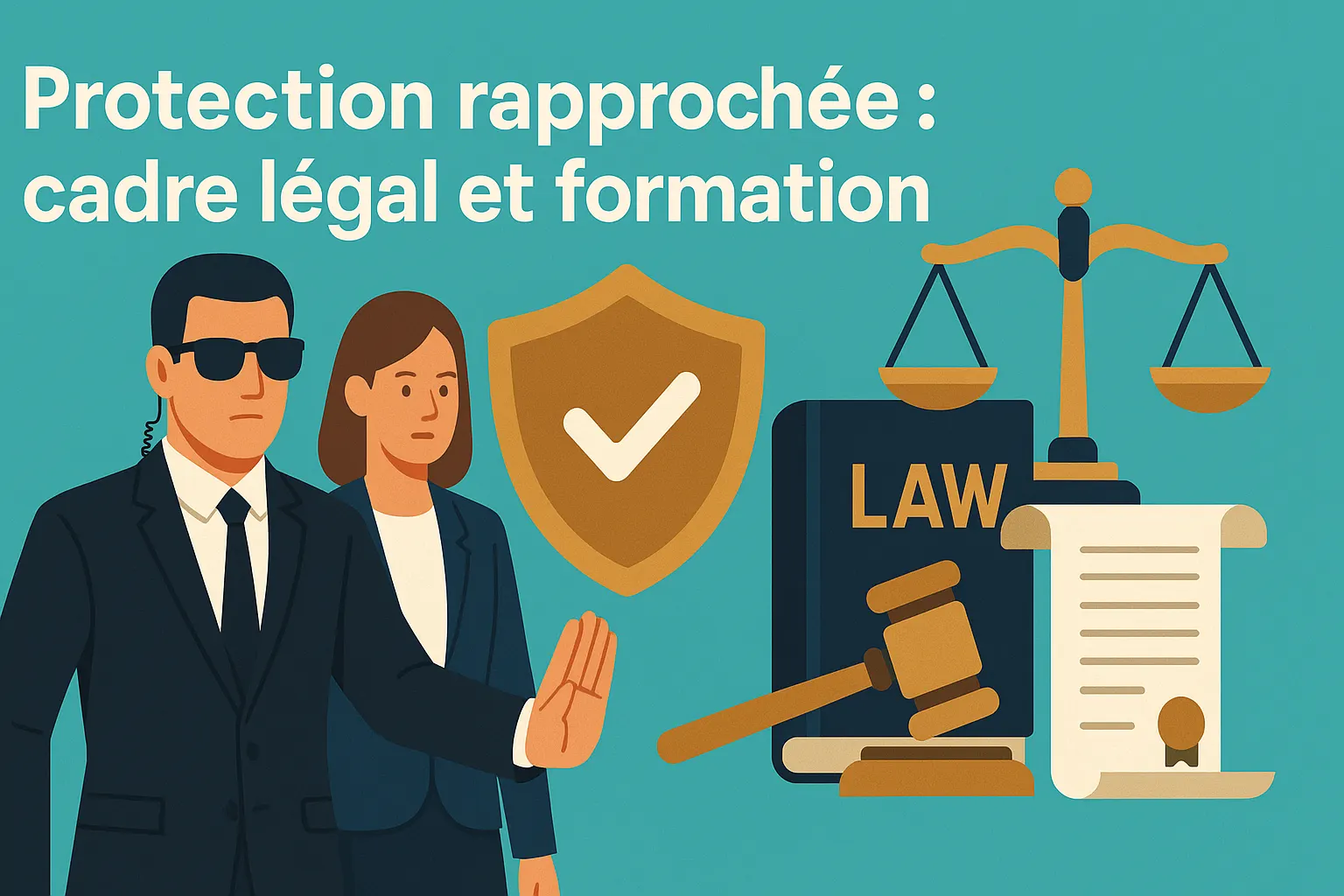 Illustration de l'article « Protection rapprochée : cadre légal et formation » — SEKUR, logiciel de sécurité privée