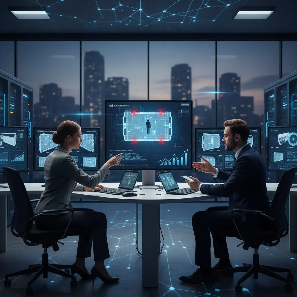 Illustration de l'article « Comment la vidéosurveillance intelligente impacte-t-elle la gestion des incidents de sécurité en 2026 ? » — SEKUR, logiciel de sécurité privée