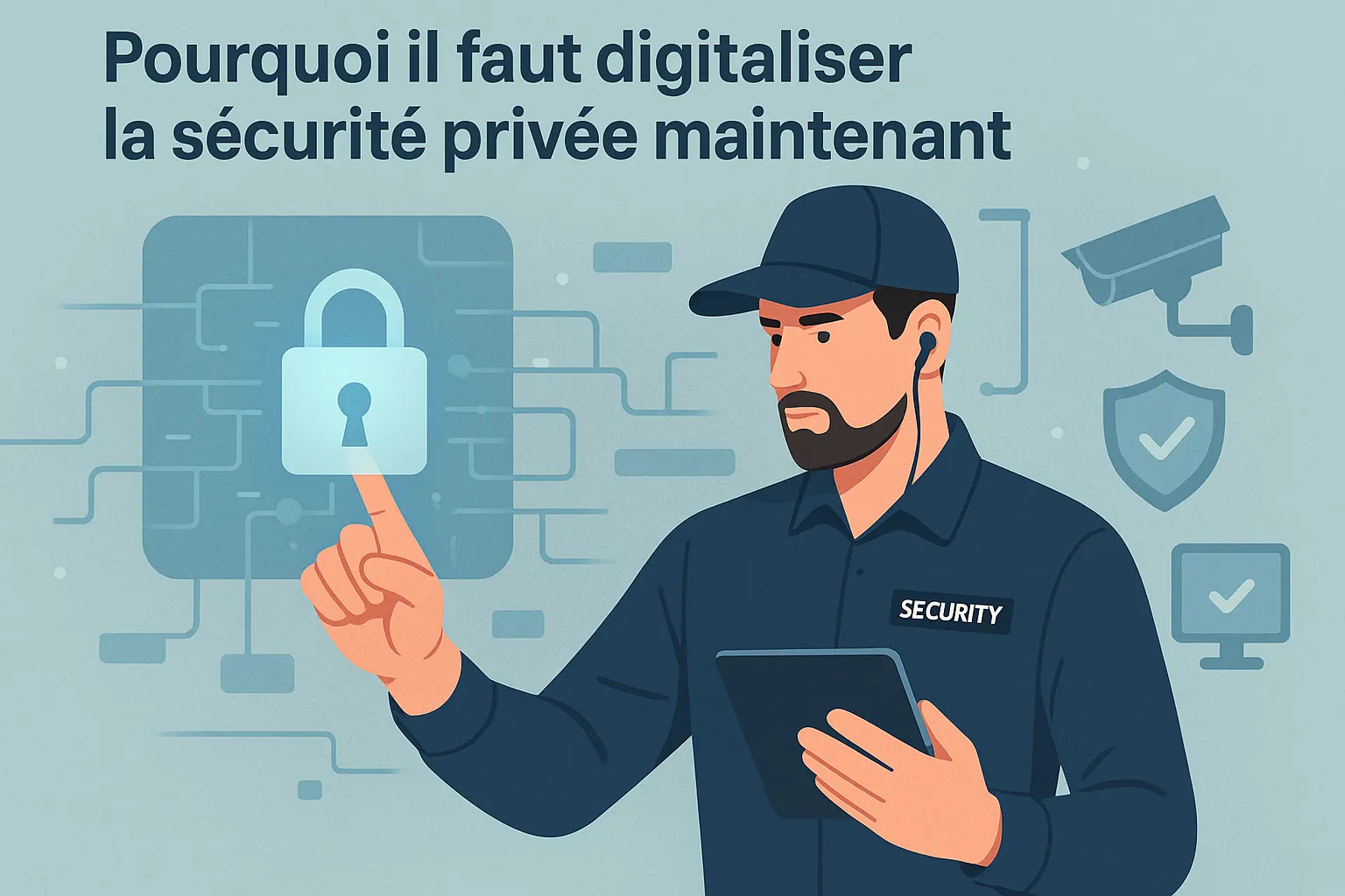 Illustration de l'article « Pourquoi il faut digitaliser la sécurité privée maintenant » — SEKUR, logiciel de sécurité privée