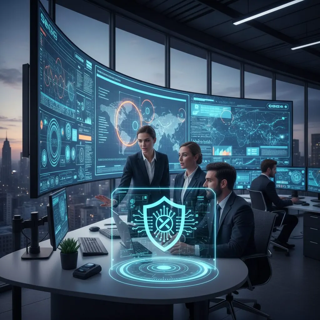 Illustration de l'article « Comment la cybersécurité physique redessine la gestion des risques pour les agences de sécurité en » — SEKUR, logiciel de sécurité privée