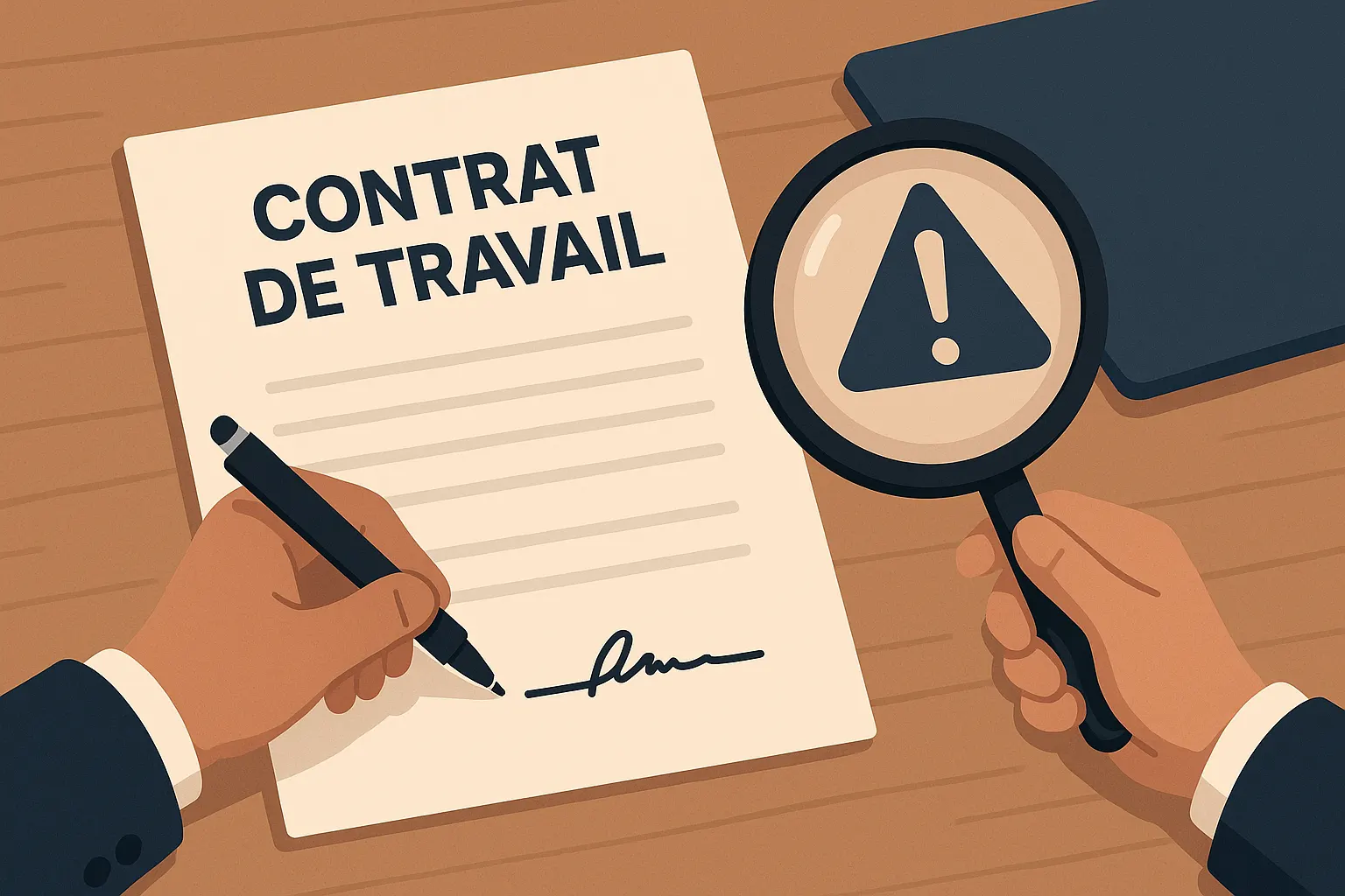 Illustration de l'article « Rédiger un contrat de travail agent : points de vigilance » — SEKUR, logiciel de sécurité privée