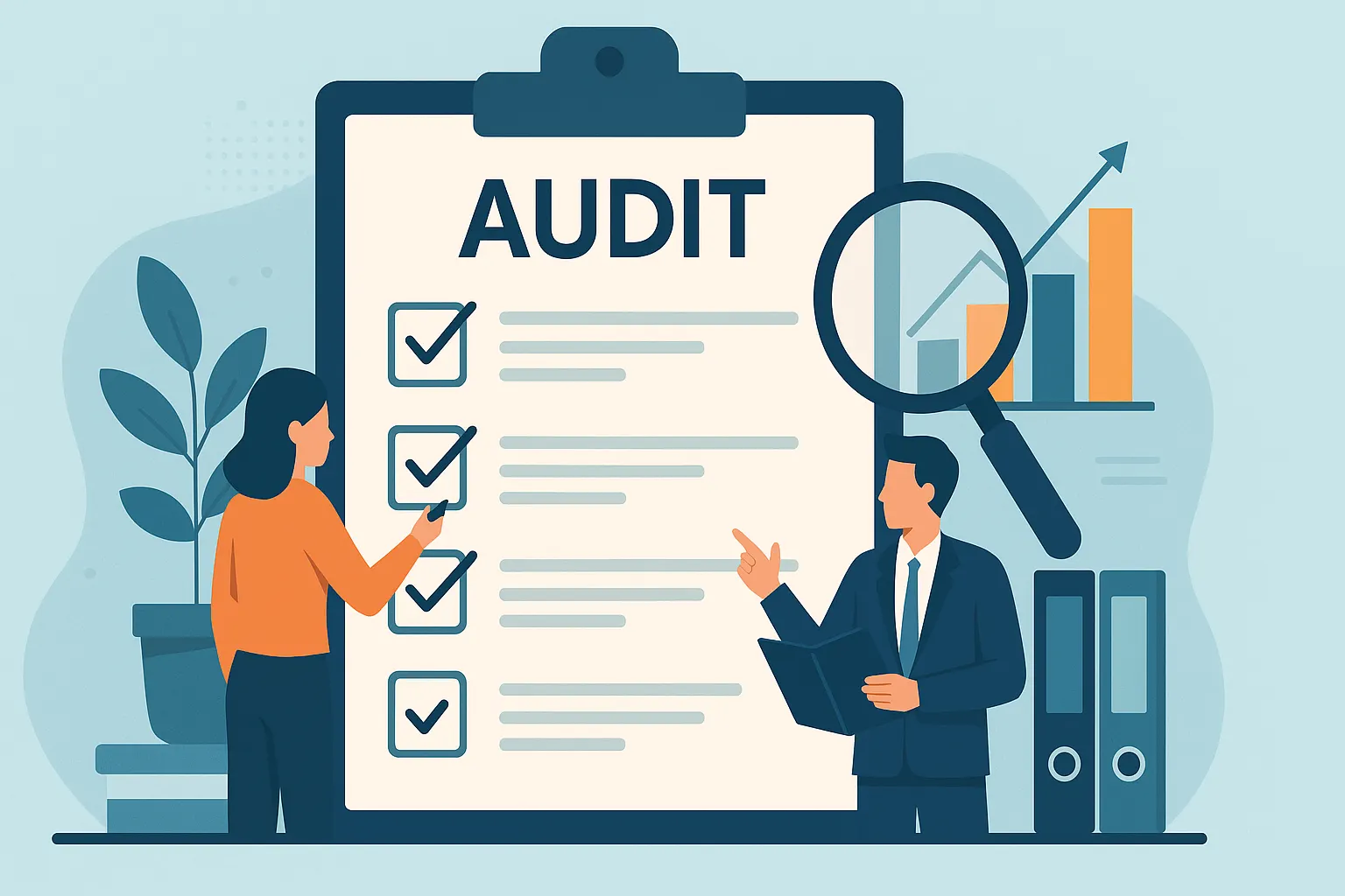 Illustration de l'article « Organiser un audit interne : étapes clés » — SEKUR, logiciel de sécurité privée