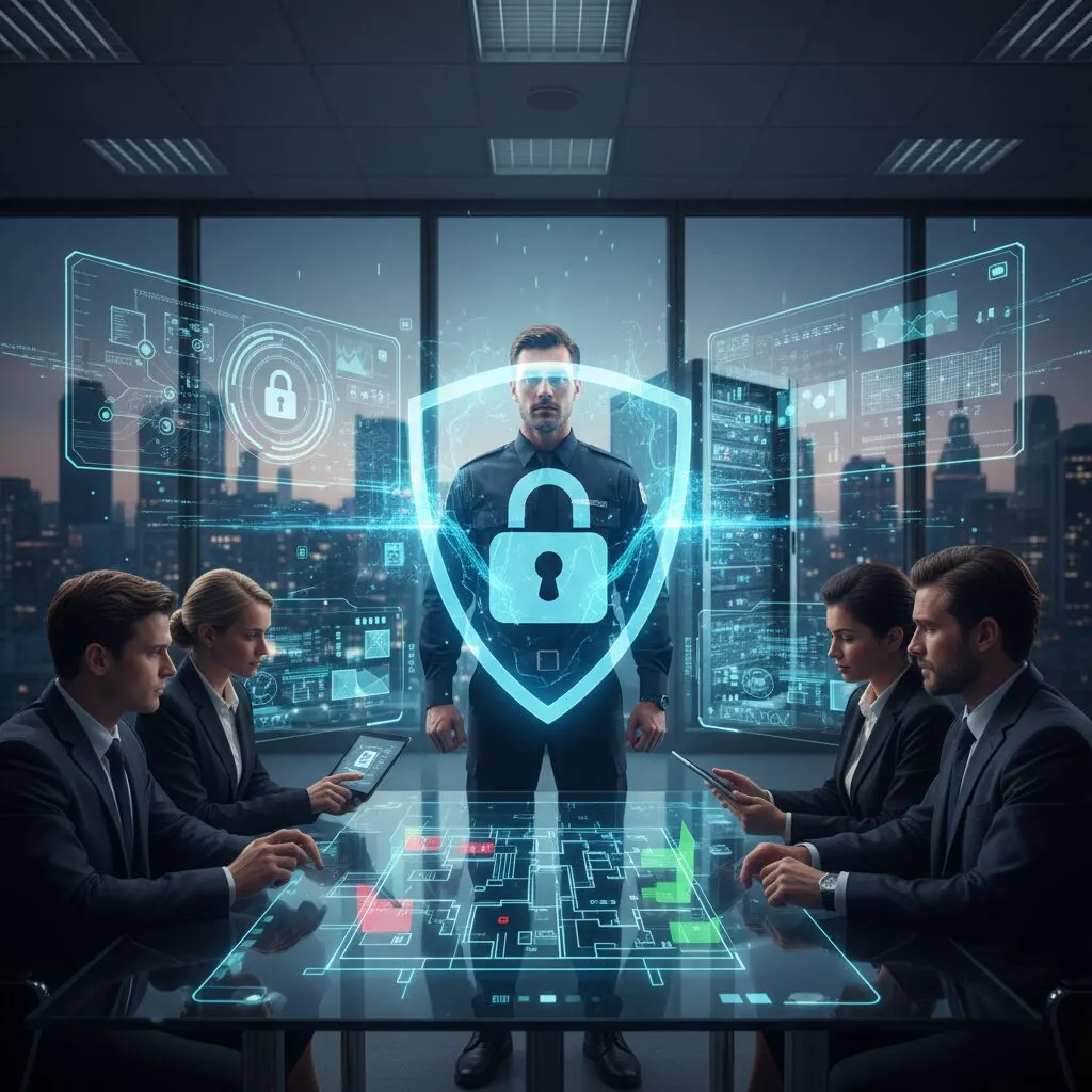 Illustration de l'article « Comment la cybersécurité intégrée protège l'agent de sécurité sans violence : tendances » — SEKUR, logiciel de sécurité privée