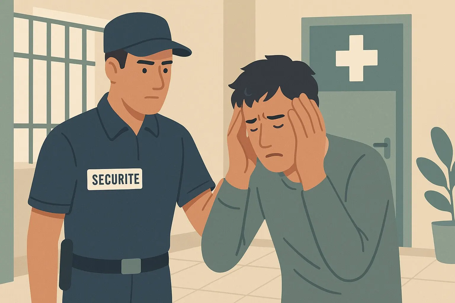 Illustration de l'article « La sécurité dans les établissements de santé mentale : un défi humain » — SEKUR, logiciel de sécurité privée