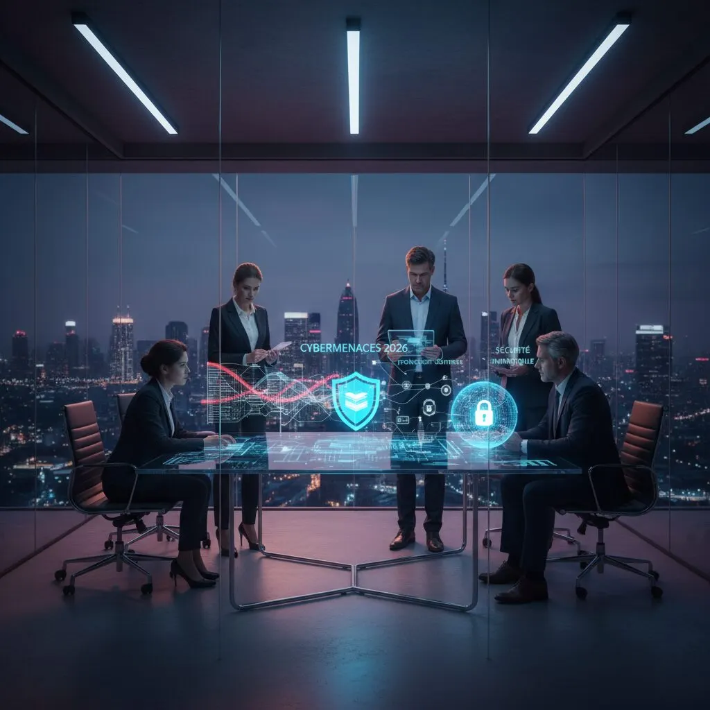 Illustration de l'article « Comment les Agences de Sécurité peuvent anticiper les cybermenaces émergentes en 2026:un guide pratique pour la protection des données » — SEKUR, logiciel de sécurité privée