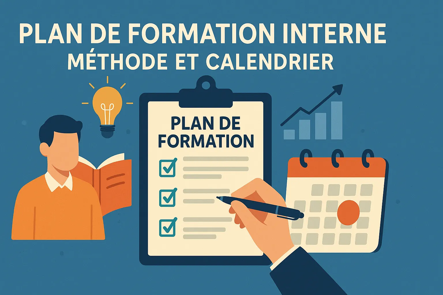 Illustration de l'article « Plan de formation interne : méthode et calendrier » — SEKUR, logiciel de sécurité privée