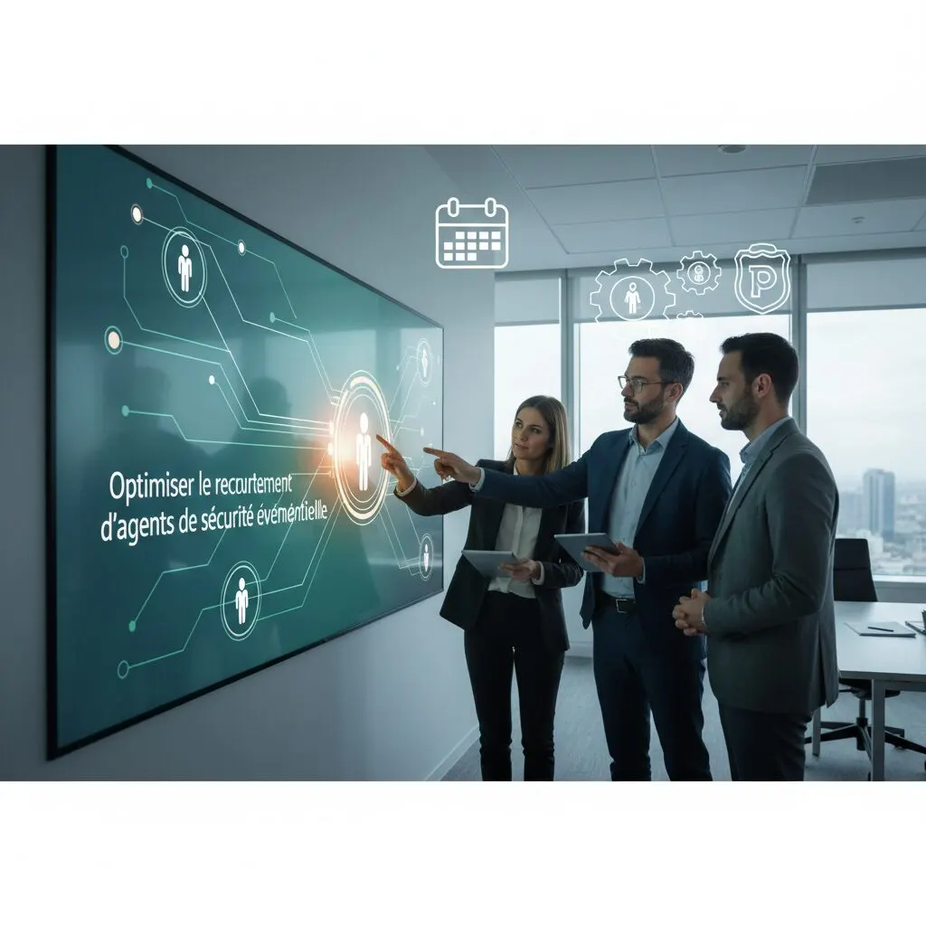 Illustration de l'article « Optimiser le recrutement d'agents de sécurité événementielle pour 2026 : Le guide des PME » — SEKUR, logiciel de sécurité privée