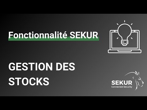 Aperçu de la vidéo « La gestion complète des stocks » : Le matériel et les stocks dans le logiciel : références, affectation aux sites et suivi des dotations.