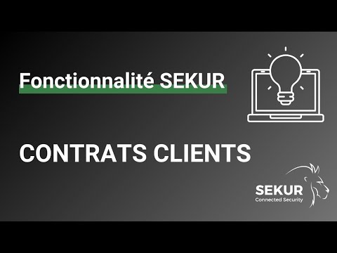 Aperçu de la vidéo « La gestion des contrats clients » : Les contrats clients dans le logiciel : modèles, suivi des échéances et lien avec les prestations planifiées.
