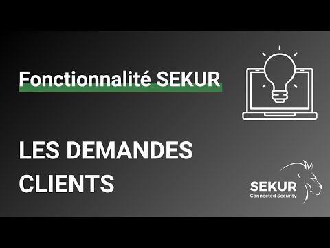 Aperçu de la vidéo « Les demandes clients » : Les demandes envoyées par le client depuis son accès, et leur traitement côté exploitation.