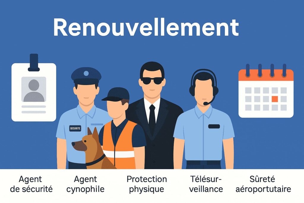 Condition de renouvellement de la carte professionnelle