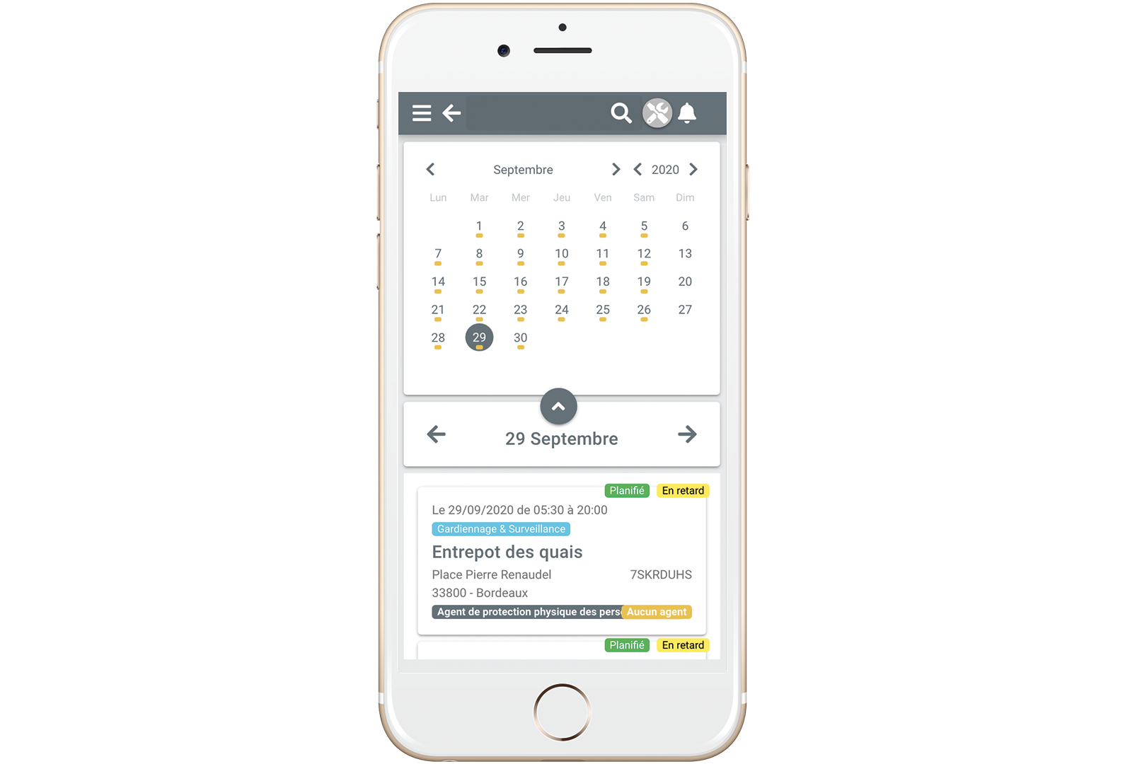 Accès client sur mobile, tablette et ordinateur