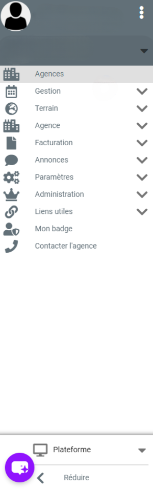 Menu latéral v4.36