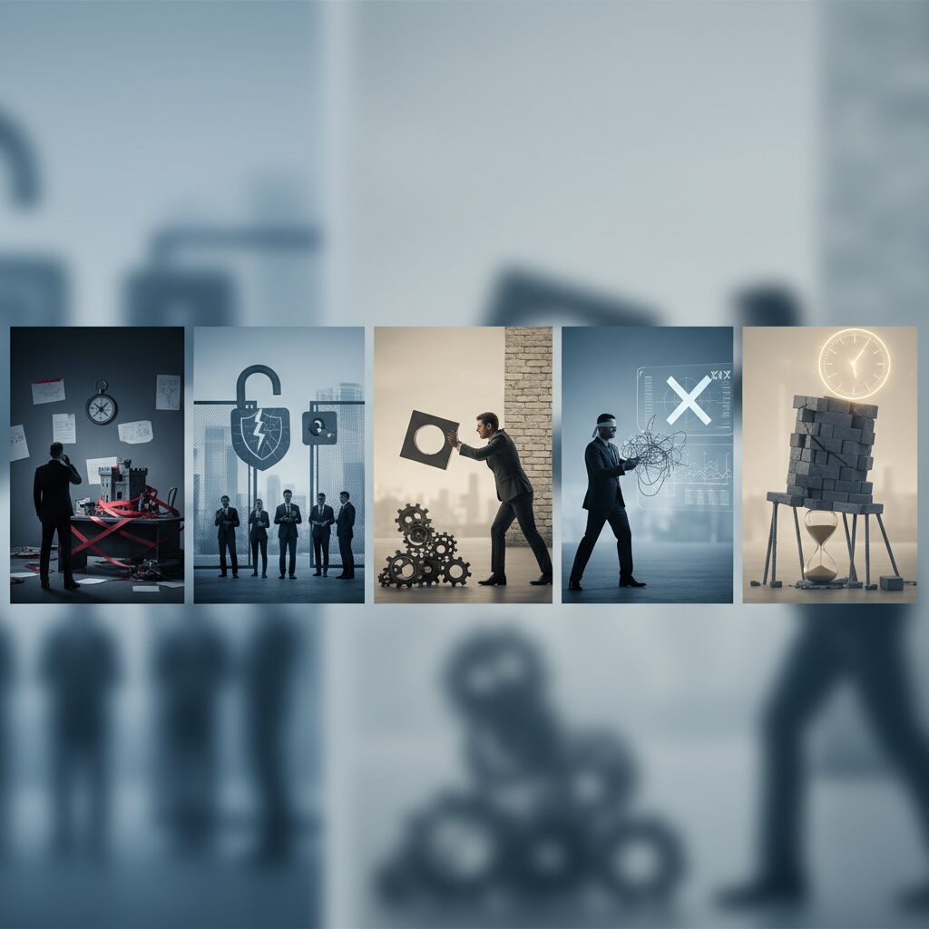 Découvrez les erreurs fondamentales de planification et d'exécution que les diri - erreursagencesécurité, gestionrisques2026,