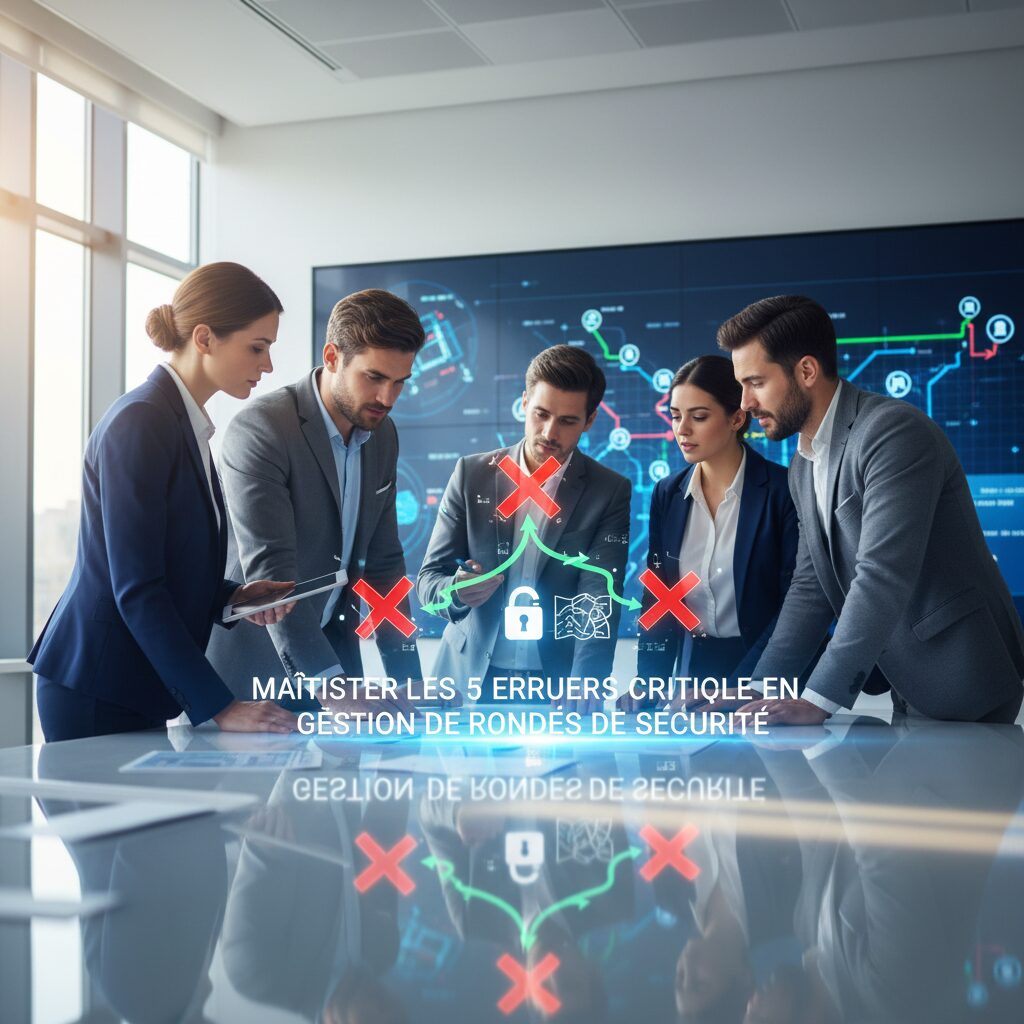 Maîtriser les 5 erreurs critiques en gestion de rondes de sécurité : Guide pour agences en
