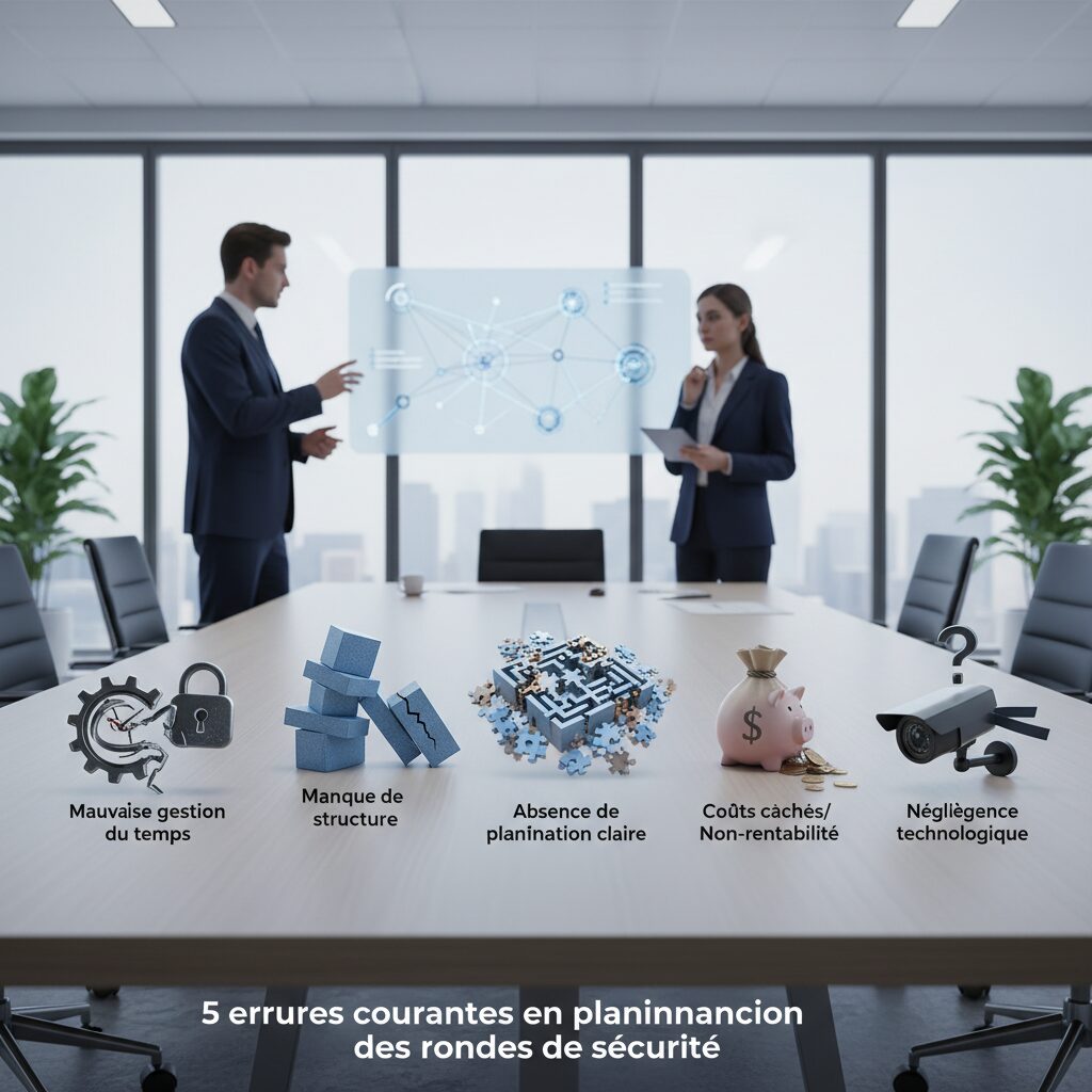 Découvrez les cinq erreurs les plus fréquentes que les directeurs d'agences de s - planification rondes, erreurs sécurité, re