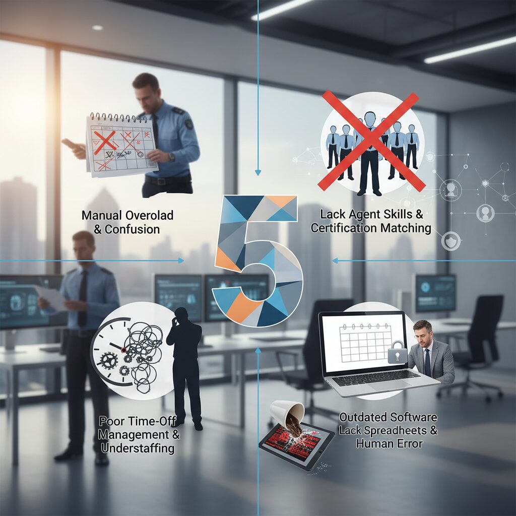 5 Erreurs Courantes : Gestion des Plannings Agents en Agence de Sécurité en