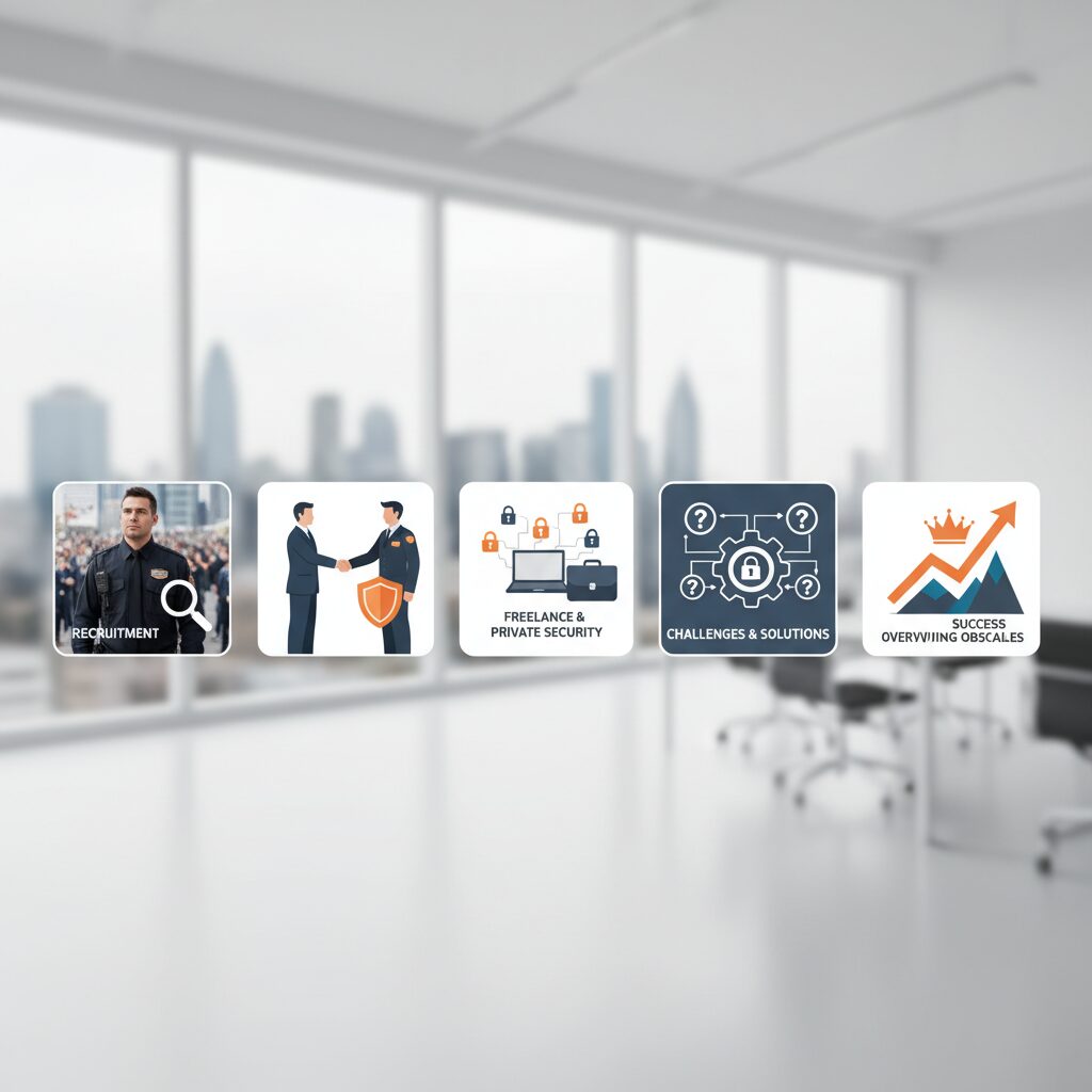 5 enjeux majeurs du recrutement d&rsquo;agents de sécurité fiables pour Freelances en