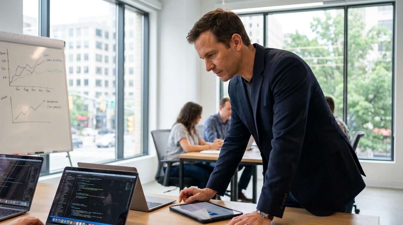 Immersion dans le quotidien d'un dirigeant d'agence durant sa phase de montée en - blog B2B génération de leads, rentabilité