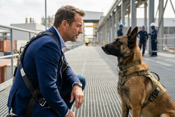 Une interview exclusive avec un expert en binômes homme-chien pour comprendre co - chien d'intervention, sites industriels, r