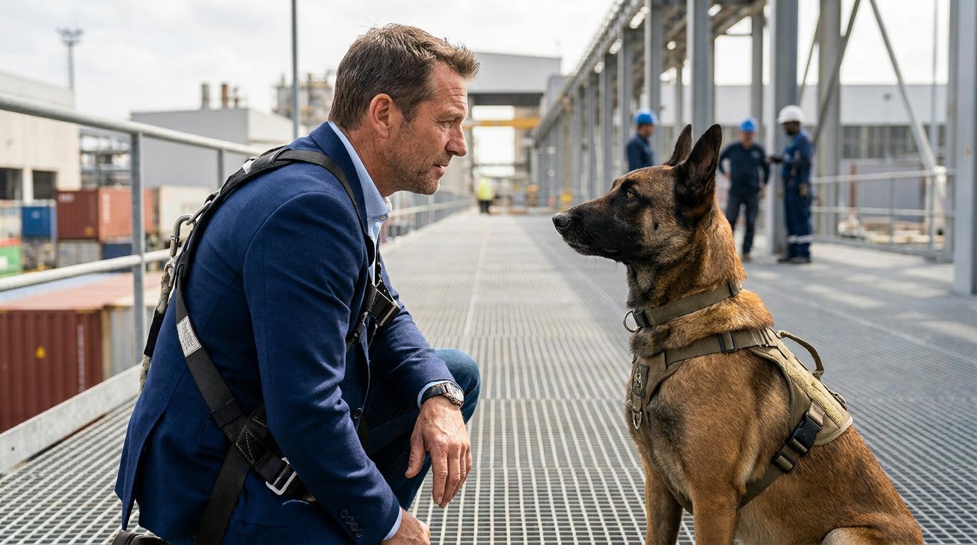 Une interview exclusive avec un expert en binômes homme-chien pour comprendre co - chien d'intervention, sites industriels, r
